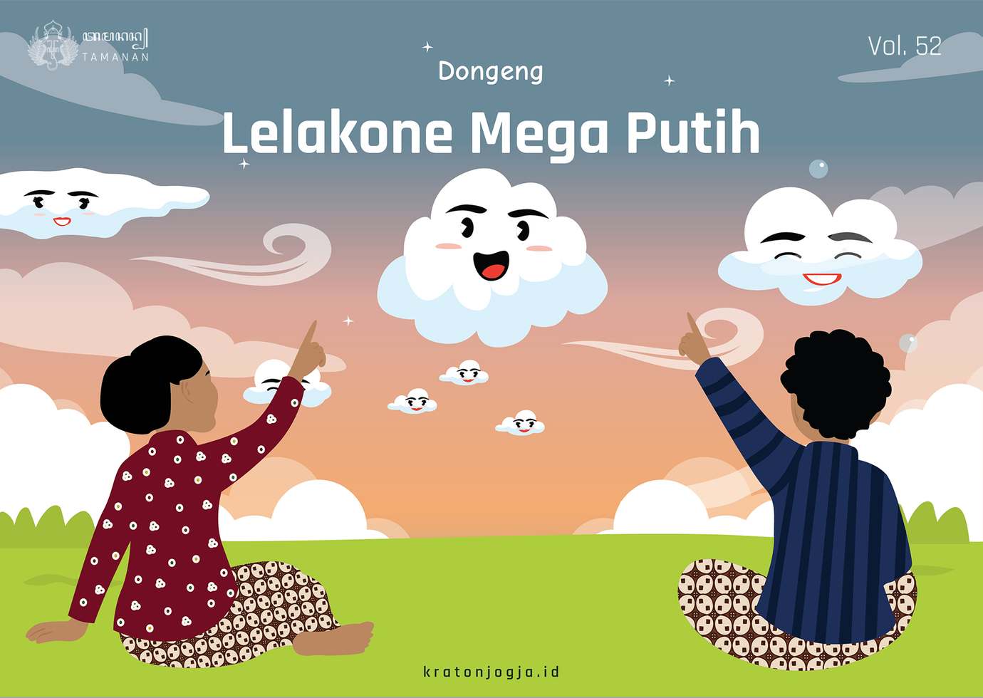 Image slider - Tamanan Seri ke-52, Komik Strip “Perjalanan Awan Putih”