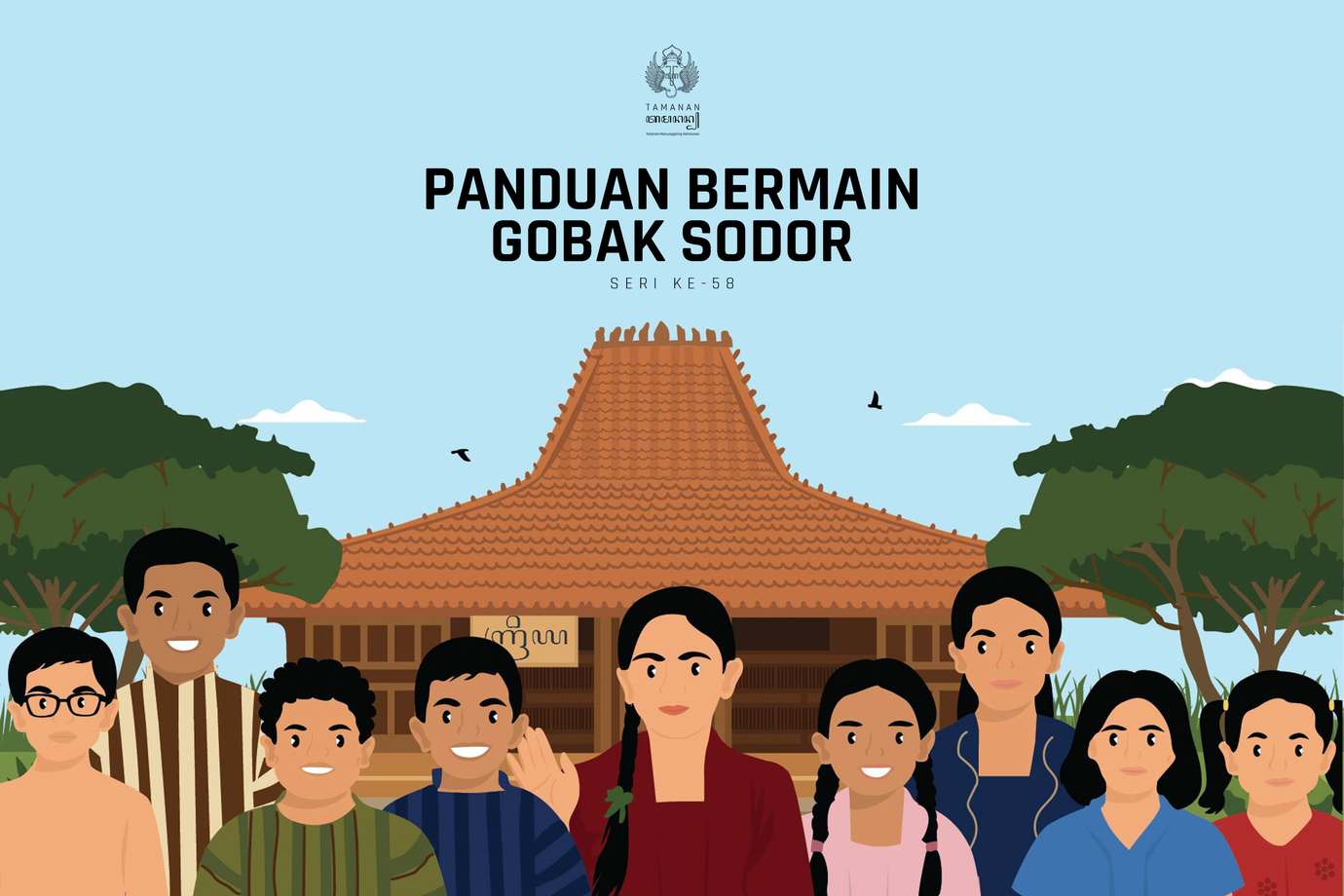 Image slider - Tamanan Seri ke-58: Panduan Bermain Gobag Sodor