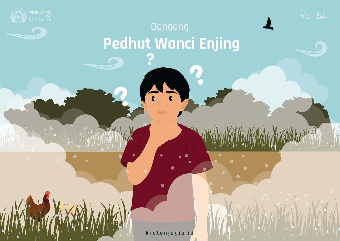 Image slider - Tamanan Seri ke-54, Komik Strip “Misteri Kabut di Pagi Hari”